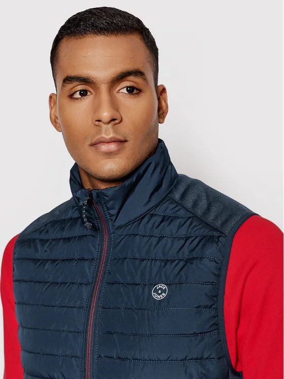 Doudoune sans manches jack & jones bleu